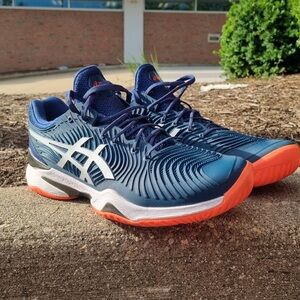 Asics Men's Court FF2, Mako Blue/White, US 10